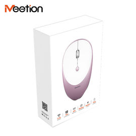 MeeTion R600 น่ารักสีชมพูพีซีขนาดเล็กเดินทางเงียบ 2.4 กรัม Wifi Usb มินิออฟติคอลแล็ปท็อปไร้สายหนูเมาส์มี DPI
