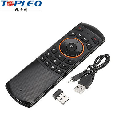 การออกแบบอย่างมืออาชีพเกรดสูง X6 6 แกน Somatosensory 2.4 GHz คีย์บอร์ดไร้สาย Fly Air Mouse